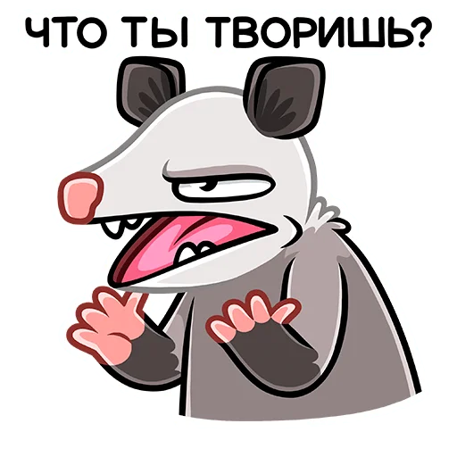 ❓ Стикер «Братья Хвостики Эник и Беник» для Telegram