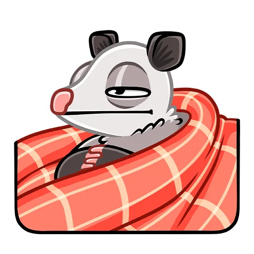 😐 Стикер «Братья Хвостики Эник и Беник» для Telegram