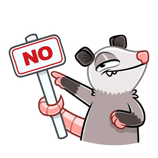 🙅‍♂️ Стикер «Братья Хвостики Эник и Беник» для Telegram