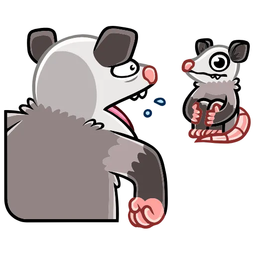 😬 Эмодзи «Братья Хвостики Эник и Беник» для Telegram