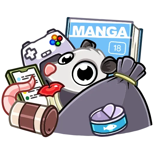 🗑 Эмодзи «Братья Хвостики Эник и Беник» для Telegram