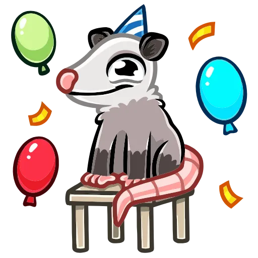 🥳 Эмодзи «Братья Хвостики Эник и Беник» для Telegram