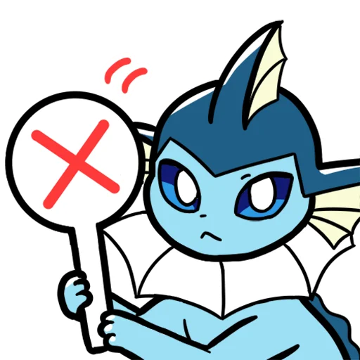 🙅‍♂️ Стикер «Eeveelution Supermix» для Telegram