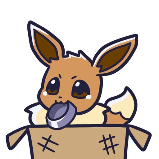 🥺 Стикер «Eeveelution Supermix» для Telegram