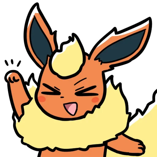 ✌️ Стикер «Eeveelution Supermix» для Telegram