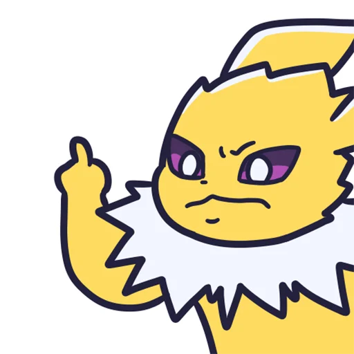 🖕 Стикер «Eeveelution Supermix» для Telegram