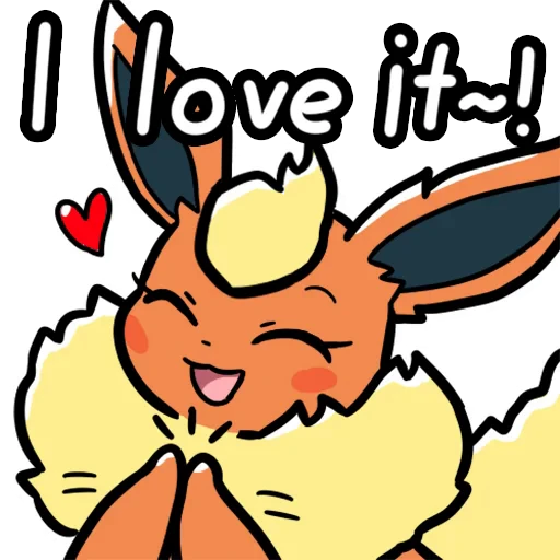 😍 Стикер «Eeveelution Supermix» для Telegram