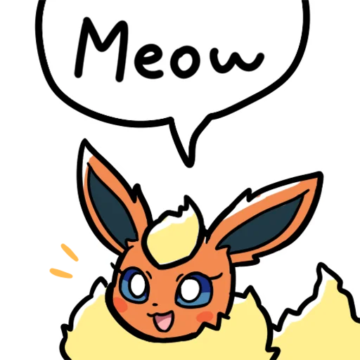 🐱 Стикер «Eeveelution Supermix» для Telegram