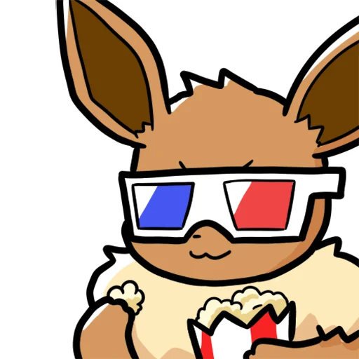 🍿 Стикер «Eeveelution Supermix» для Telegram