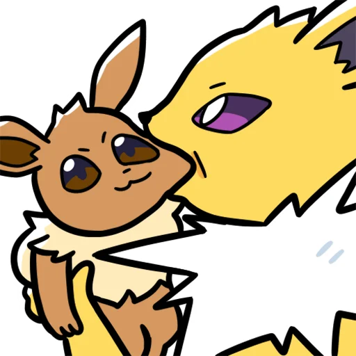 💋 Стикер «Eeveelution Supermix» для Telegram