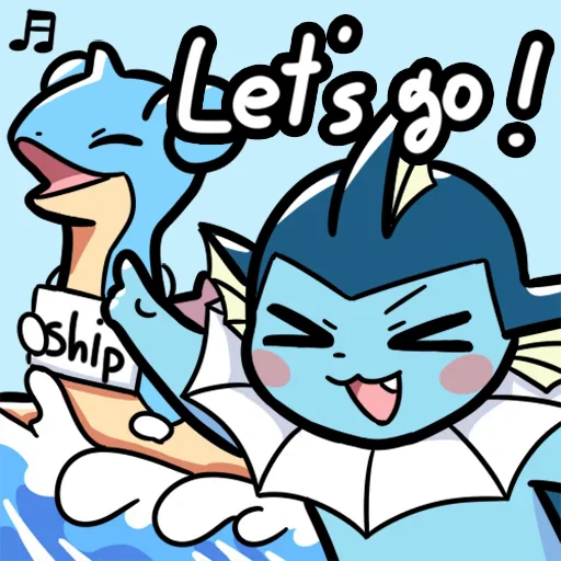 🛳 Стикер «Eeveelution Supermix» для Telegram