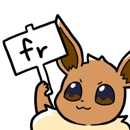 😄 Стикер «Eeveelution Supermix» для Telegram