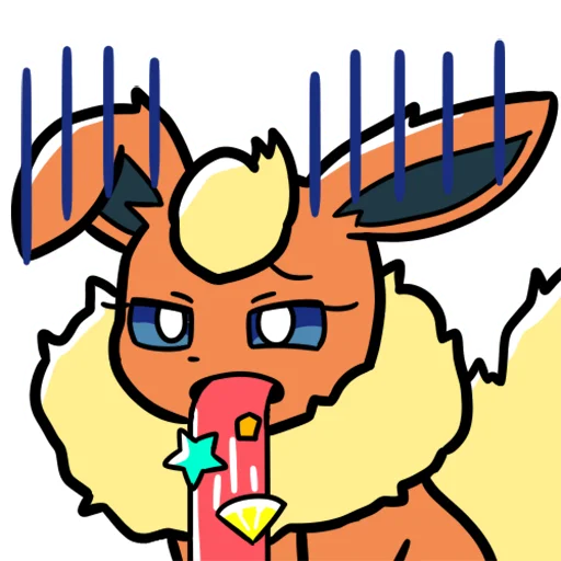 🤮 Стикер «Eeveelution Supermix» для Telegram