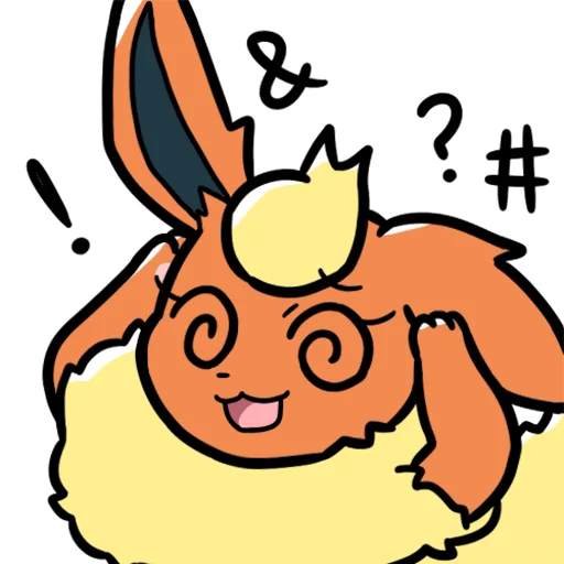 😵 Стикер «Eeveelution Supermix» для Telegram