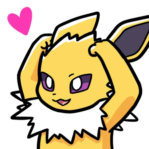 ❤️ Стикер «Eeveelution Supermix» для Telegram