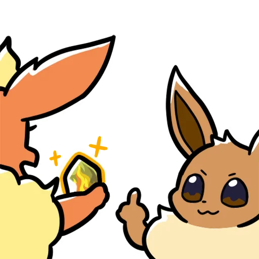 🖕 Стикер «Eeveelution Supermix» для Telegram