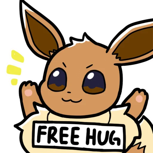 🫂 Стикер «Eeveelution Supermix» для Telegram