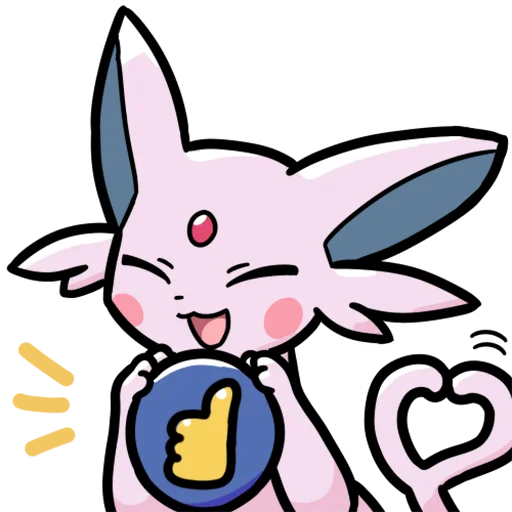 👍 Стикер «Eeveelution Supermix» для Telegram