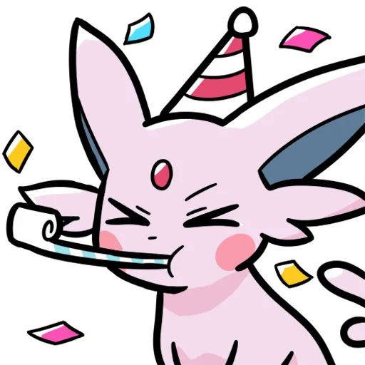 🥳 Стикер «Eeveelution Supermix» для Telegram