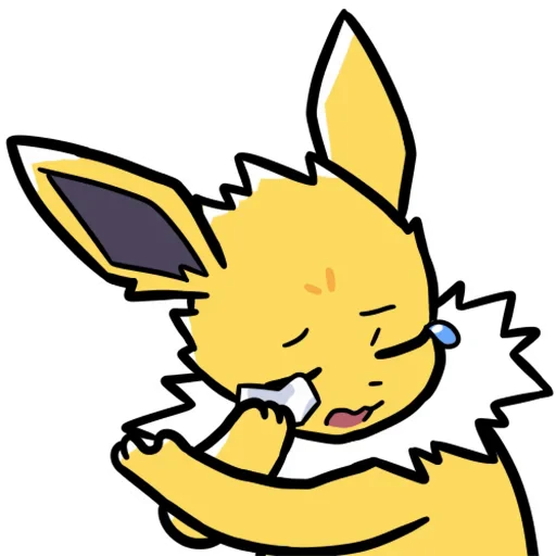😪 Стикер «Eeveelution Supermix» для Telegram