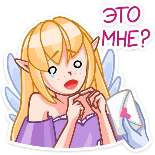 ❓ Стикер «Эффи» для Telegram