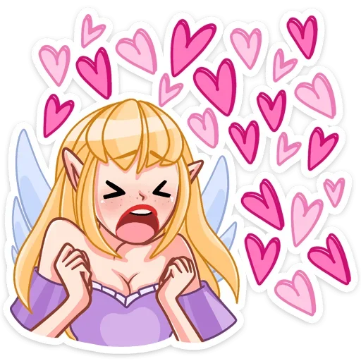 😍 Стикер «Эффи» для Telegram