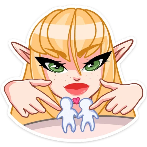 😘 Стикер «Эффи» для Telegram