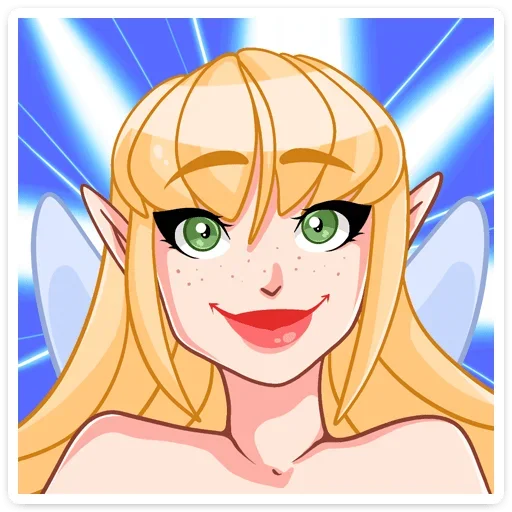 😇 Стикер «Эффи» для Telegram