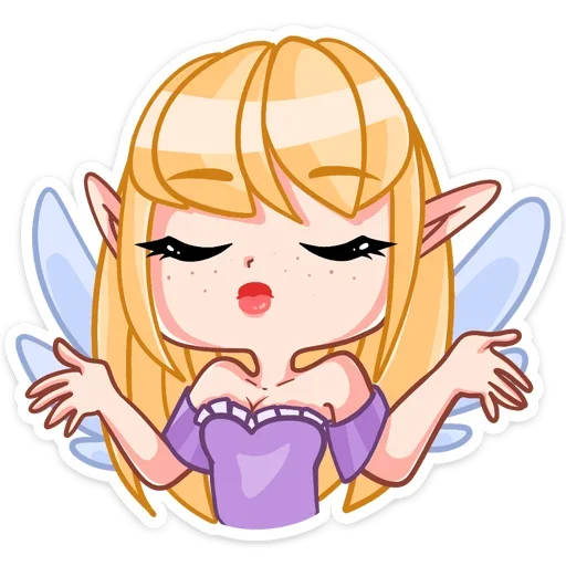 🤷‍♀️ Стикер «Эффи» для Telegram