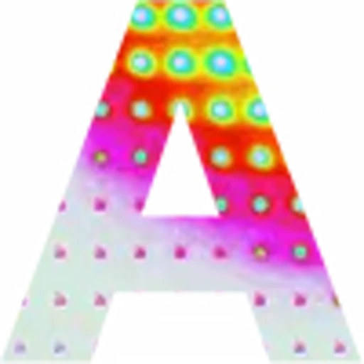 🅰️ Эмодзи «RAINBOW FLASH FONT» для Telegram