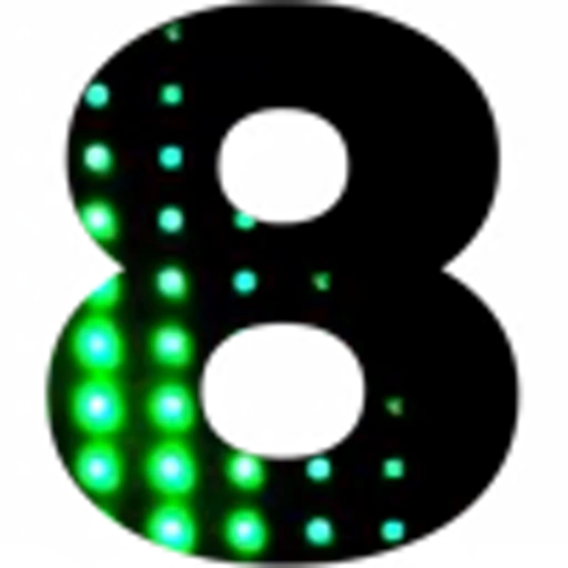 🔢 Эмодзи «RAINBOW FLASH FONT» для Telegram