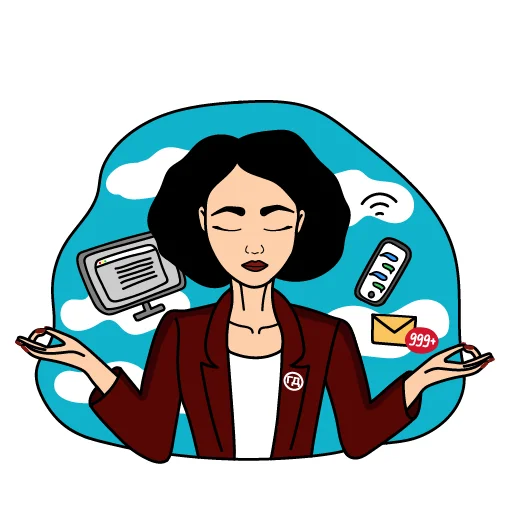 🧘‍♀️ Стикер «Генеральный Директор» для Telegram