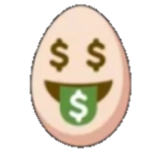 🤑 Стикер «яйца» для Telegram