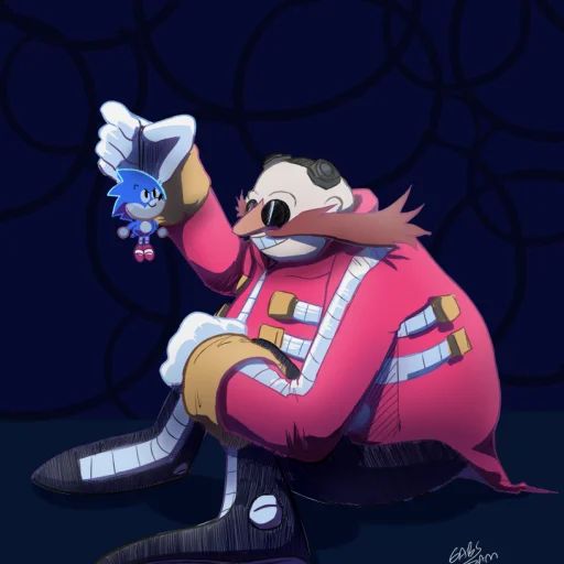 🦔 Стикер «Eggman» для Telegram