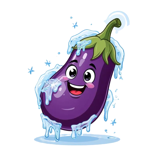 🥶 Стикер «Баклажан» для Telegram