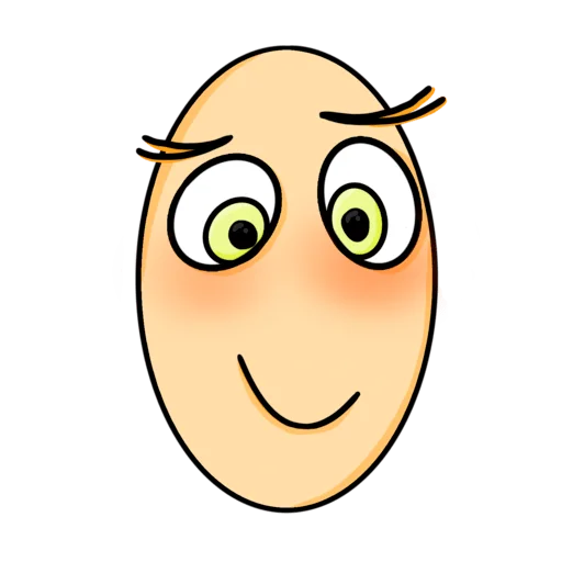 🥰 Стикер «Яйцо-крыльцо» для Telegram