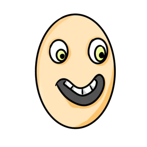 😁 Стикер «Яйцо-крыльцо» для Telegram