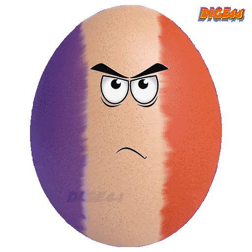 🇫🇷 Стикер «EGGS» для Telegram
