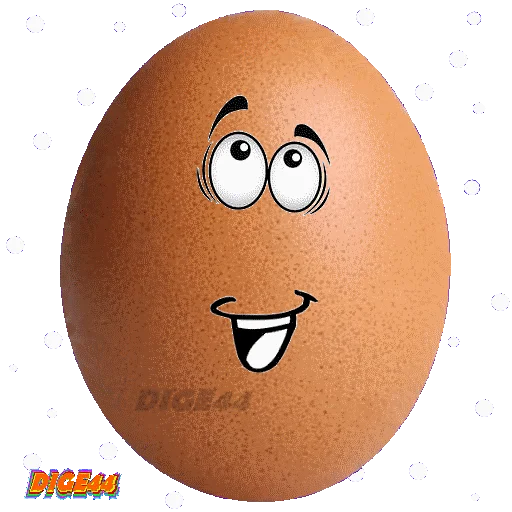🌨 Стикер «EGGS» для Telegram