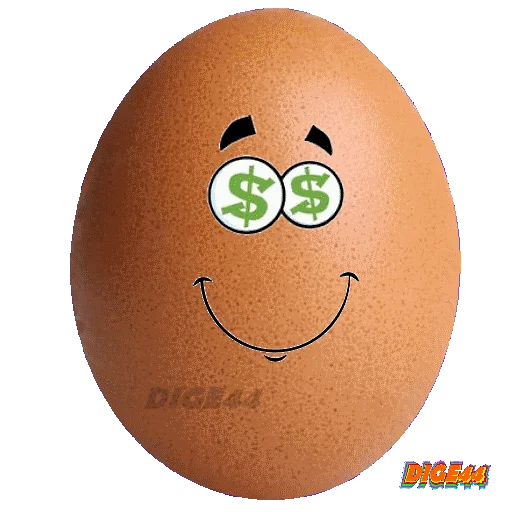 🤑 Стикер «EGGS» для Telegram
