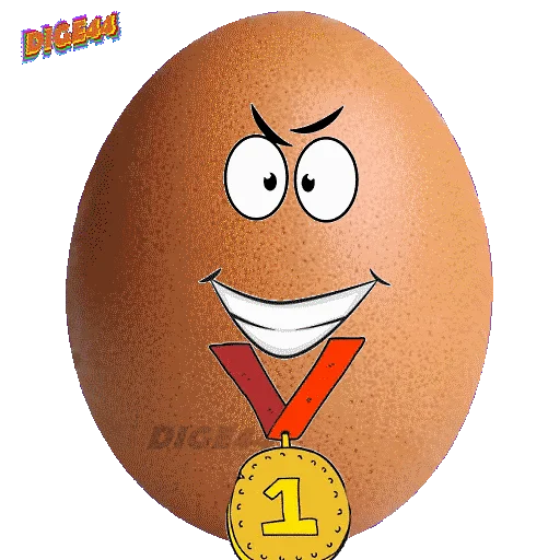 🥇 Стикер «EGGS» для Telegram