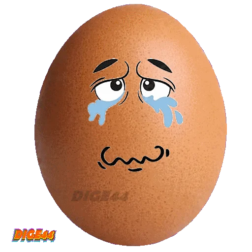 😭 Стикер «EGGS» для Telegram