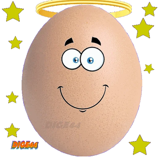 😇 Стикер «EGGS» для Telegram