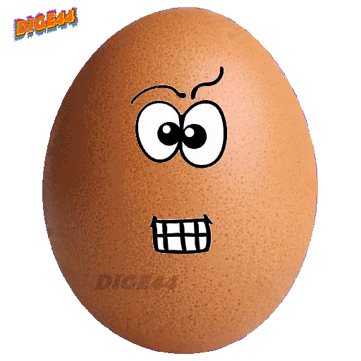😬 Стикер «EGGS» для Telegram