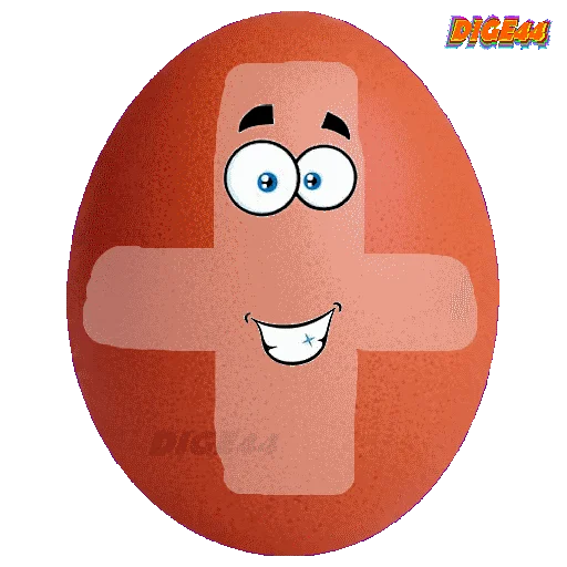 🇨🇭 Стикер «EGGS» для Telegram