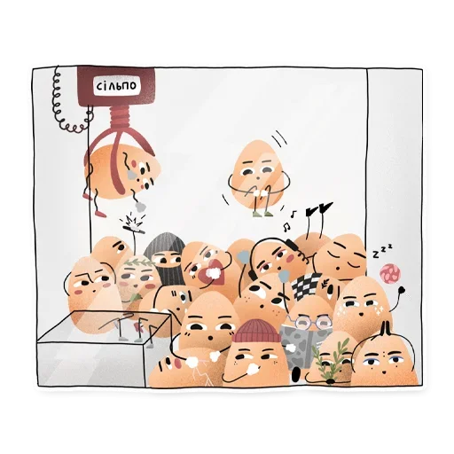🥳 Стикер «Яйца на Пасху» для Telegram