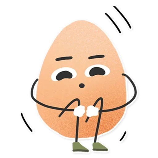 🥺 Стикер «Яйца на Пасху» для Telegram