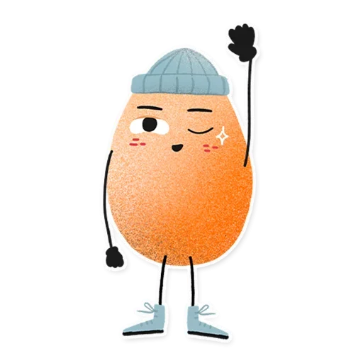 🙌 Стикер «Яйца на Пасху» для Telegram