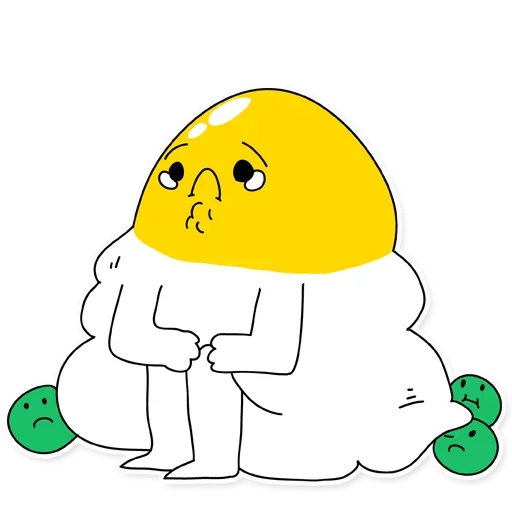 ☹ Стикер «Eggy Wiggy» для Telegram