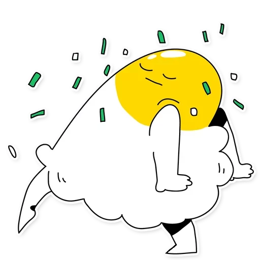 💃 Стикер «Eggy Wiggy» для Telegram
